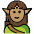 Elf Medium Skin Tone Emoji from OpenMoji Set