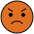 Enraged Face Emoji from OpenMoji Set