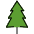 Evergreen Tree Emoji from OpenMoji Set
