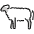 Ewe Emoji from OpenMoji Set