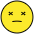 Face With Crossed Out Eyes Emoji from OpenMoji Set