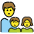 Family Man Girl Boy Emoji from OpenMoji Set