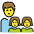 Family Man Girl Girl Emoji from OpenMoji Set