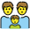 Family Man Man Boy Emoji from OpenMoji Set