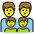 Family Man Man Boy Boy Emoji from OpenMoji Set