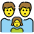 Family Man Man Girl Emoji from OpenMoji Set