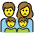 Family Man Woman Boy Boy Emoji from OpenMoji Set