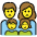 Family Man Woman Girl Boy Emoji from OpenMoji Set