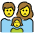 Family Man Woman Girl Emoji from OpenMoji Set
