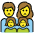 Family Man Woman Girl Girl Emoji from OpenMoji Set
