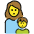 Family Woman Boy Emoji from OpenMoji Set