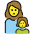 Family Woman Girl Emoji from OpenMoji Set