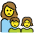 Family Woman Girl Boy Emoji from OpenMoji Set