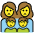 Family Woman Woman Boy Boy Emoji from OpenMoji Set