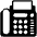 Fax Machine High Contrast Emoji from Fluent Emoji High Contrast Set