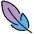 Feather Emoji from OpenMoji Set