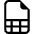 File Earmark Spreadsheet Icon from Bootstrap Set