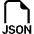 Filetype Json Icon from Bootstrap Set