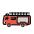 Fire Engine Emoji from OpenMoji Set
