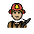 Firefighter Medium Light Skin Tone Emoji from OpenMoji Set