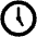 Five Oclock High Contrast Emoji from Fluent Emoji High Contrast Set