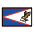 Flag American Samoa Emoji from OpenMoji Set