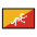 Flag Bhutan Emoji from OpenMoji Set