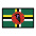 Flag Dominica Emoji from OpenMoji Set