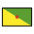 Flag French Guiana Emoji from OpenMoji Set