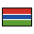 Flag Gambia Emoji from OpenMoji Set