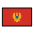 Flag Montenegro Emoji from OpenMoji Set