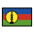 Flag New Caledonia Emoji from OpenMoji Set