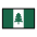 Flag Norfolk Island Emoji from OpenMoji Set