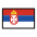 Flag Serbia Emoji from OpenMoji Set