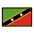 Flag St. Kitts & Nevis Emoji from OpenMoji Set