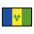 Flag St. Vincent & Grenadines Emoji from OpenMoji Set