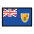 Flag Turks & Caicos Islands Emoji from OpenMoji Set