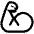 Flexed Biceps High Contrast Default Emoji from Fluent Emoji High Contrast Set