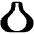 Garlic High Contrast Emoji from Fluent Emoji High Contrast Set