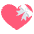 Heart With Ribbon Emoji from EmojiTwo Colors Set