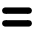 Heavy Equals Sign High Contrast Emoji from Fluent Emoji High Contrast Set