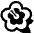 Hibiscus High Contrast Emoji from Fluent Emoji High Contrast Set