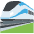 High Speed Train Emoji from EmojiTwo Colors Set