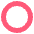 Hollow Red Circle Emoji from EmojiTwo Colors Set