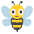 Honeybee Emoji from EmojiTwo Colors Set