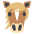 Horse Face Emoji from EmojiTwo Colors Set