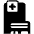 Hospital High Contrast Emoji from Fluent Emoji High Contrast Set