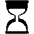 Hourglass Done High Contrast Emoji from Fluent Emoji High Contrast Set