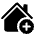 Download free House Add Fill PNG, SVG vector icon from Bootstrap set.