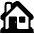 House High Contrast Emoji from Fluent Emoji High Contrast Set